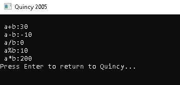 opertor type